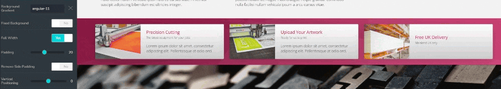 Vertical positioning